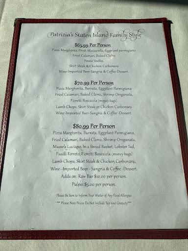 Patrizia's of Brooklyn Menu image 9